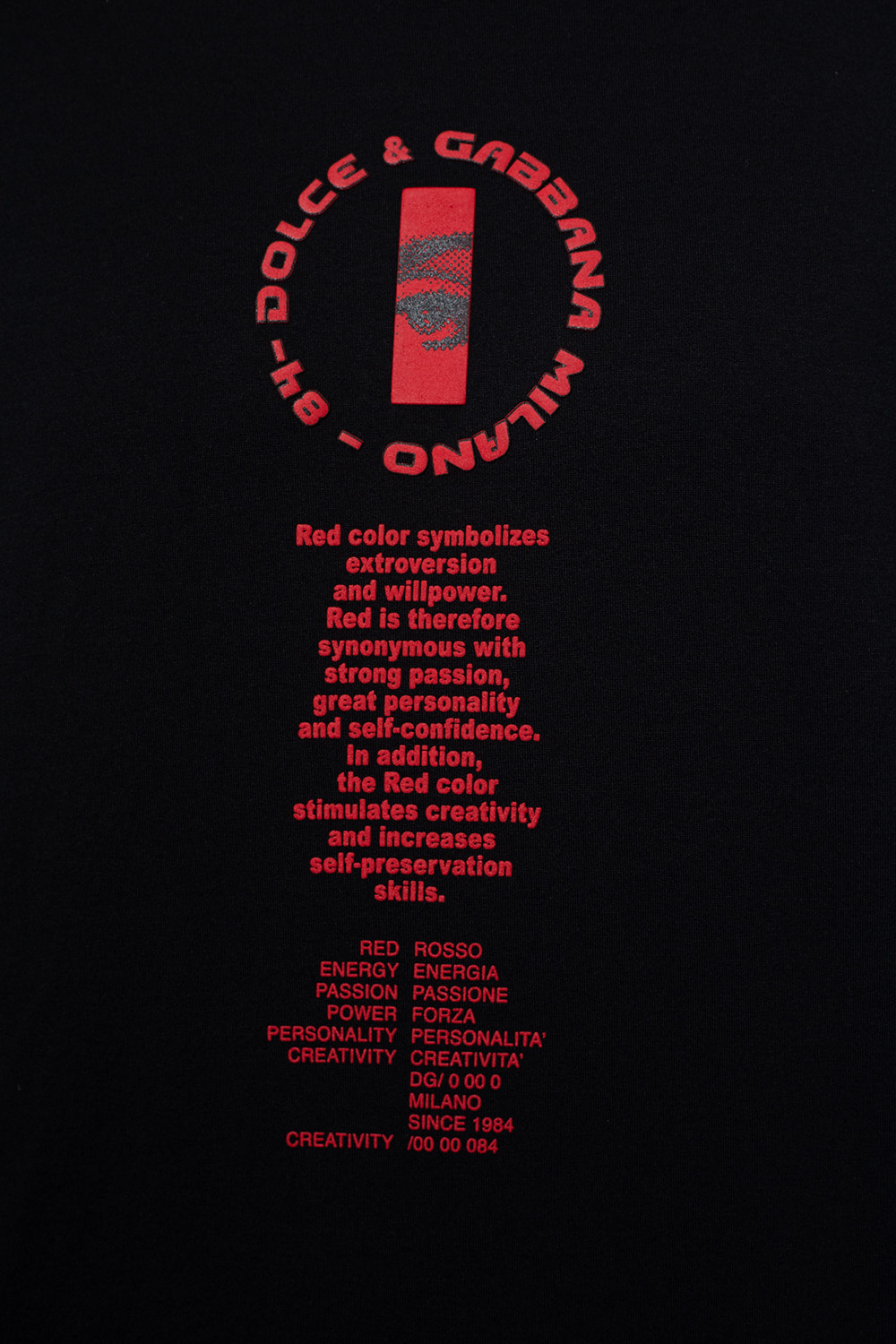 T - Dolce & Gabbana Eyes Talk graphic-print T-shirt Nero T - Dolce & Gabbana Eyes Talk graphic-print T-shirt Nero